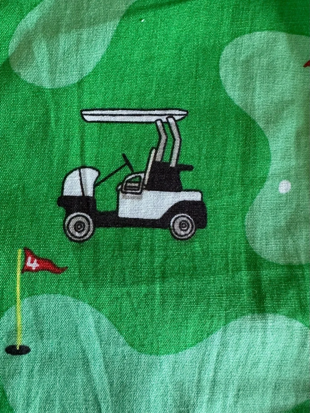 Old Navy Golf Course Print Boxer Shorts Men's Small Green Novelty Lounge Sleep